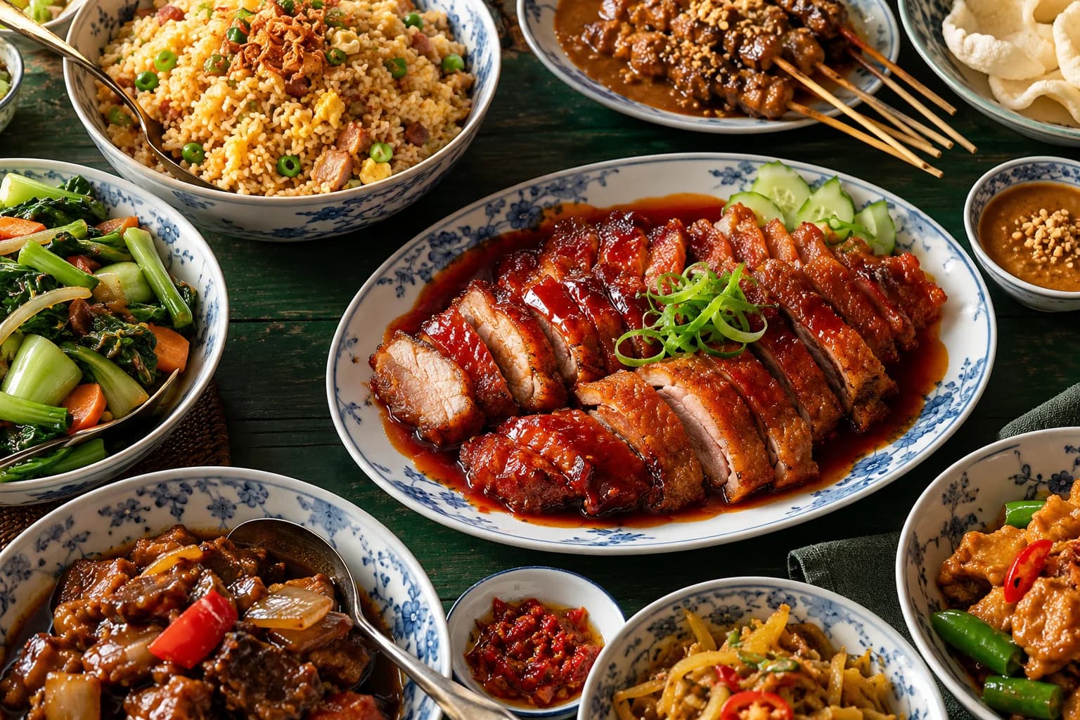 Chinees-Indische gerechten om samen te delen