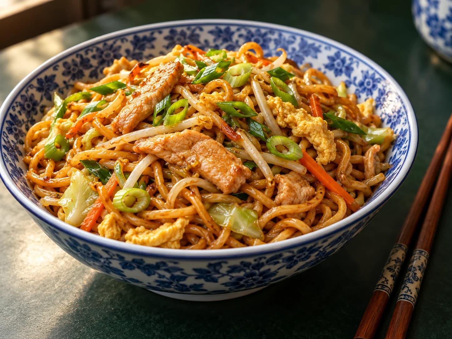 Chinese bami met verse groenten